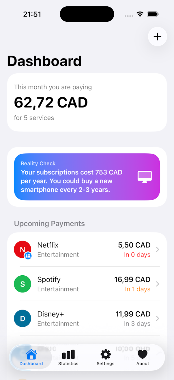 App Dashboard