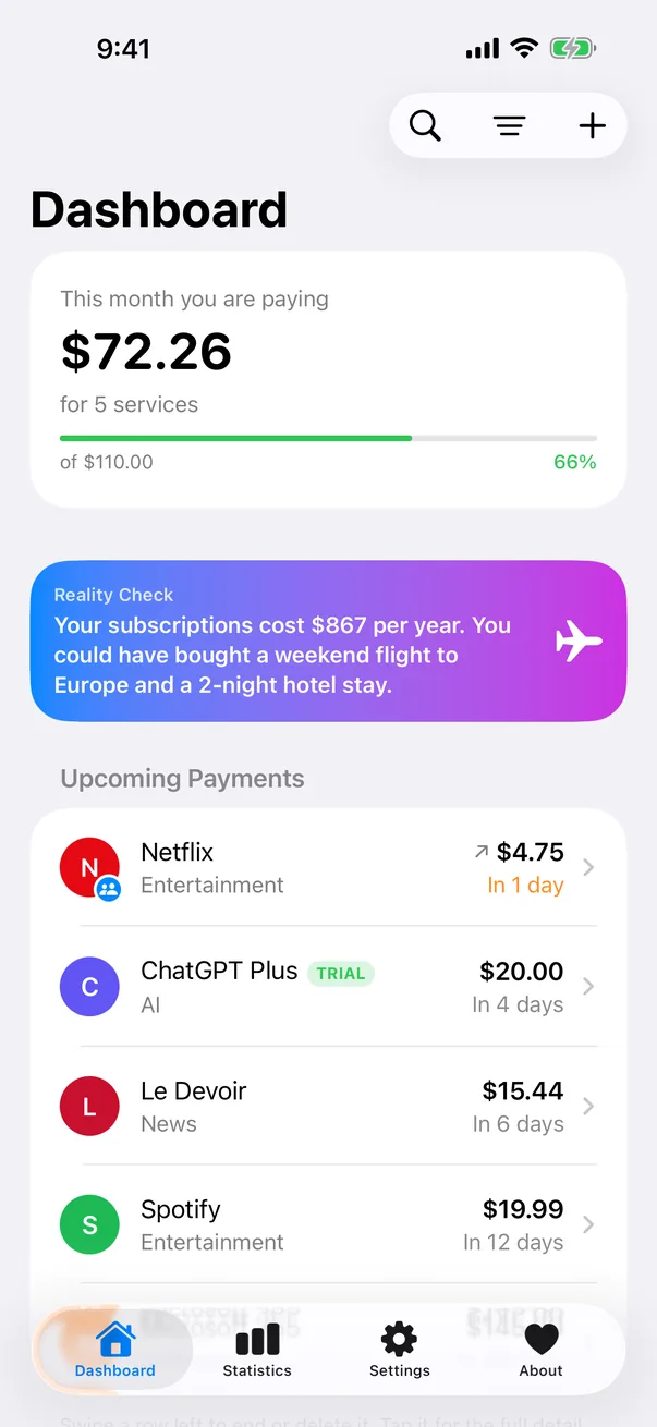 App Dashboard