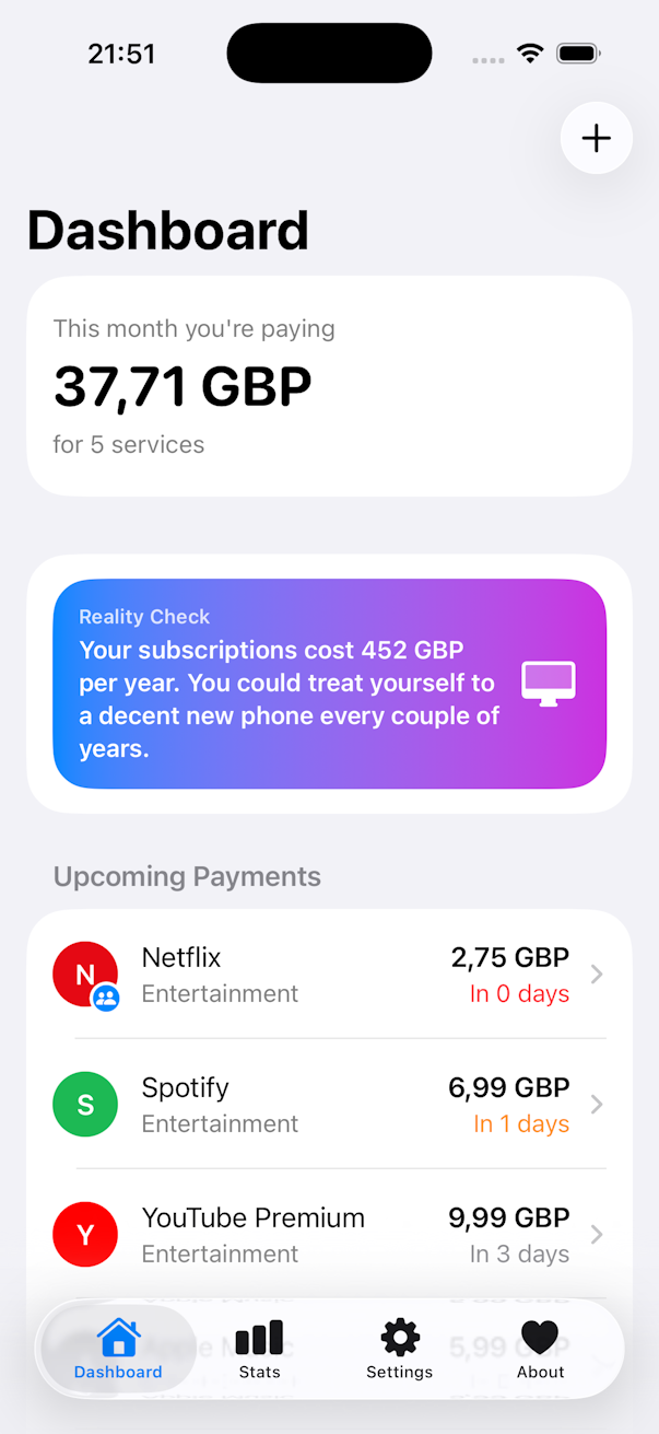 App Dashboard