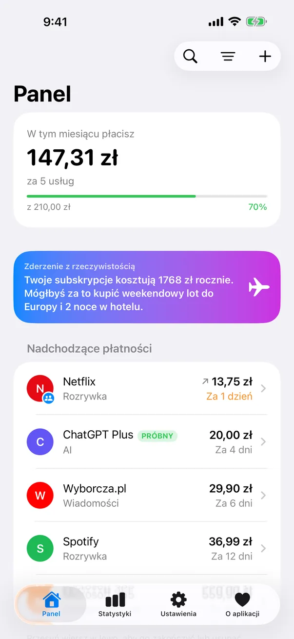 App Dashboard
